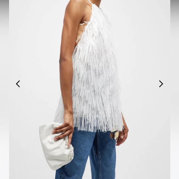 Mansur Gavriel mini lambskin cloud clutch crossbody bag - Picture 2 of 16